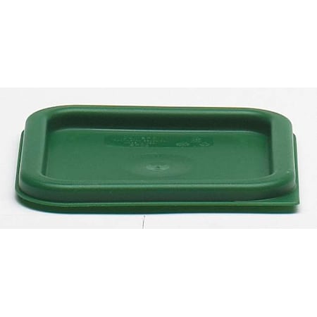 Cambro 2 & 4 Qt. Square Kelly Green Lid, PK6